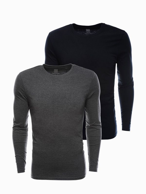 Ombre Ombre Clothing Men's plain longsleeve - mix 2