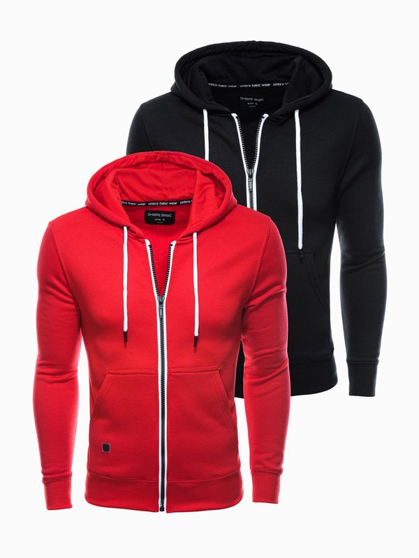 Ombre Ombre Clothing Men's zip-up sweatshirt Z33