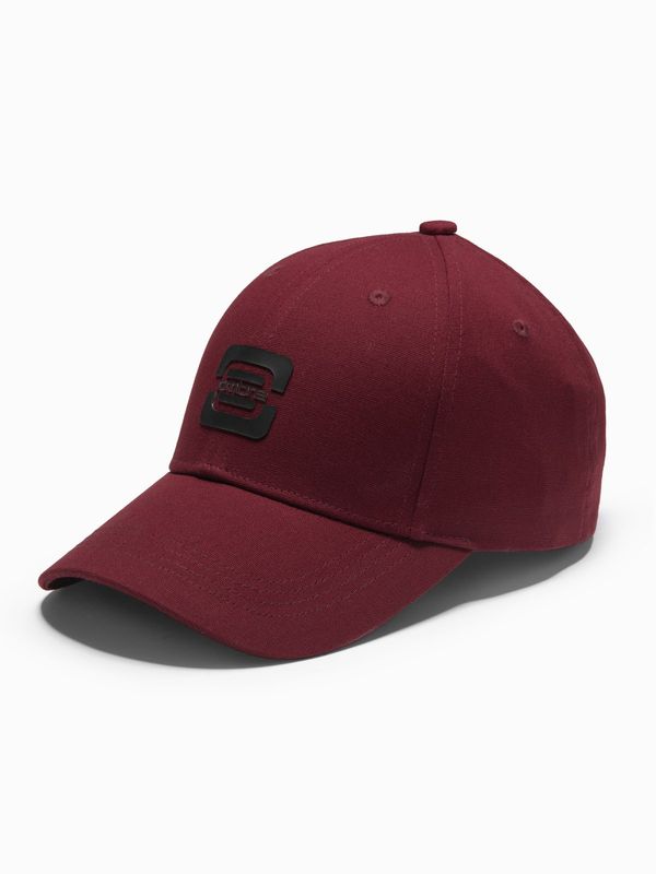 Ombre Ombre Men's baseball cap with logo - maroon