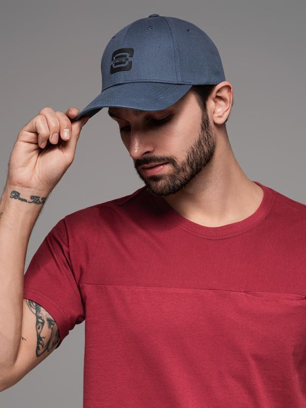 Ombre Ombre Men's logo baseball cap - navy blue