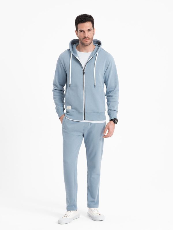 Ombre Ombre Men's sweatshirt set pants + unbuttoned sweatshirt