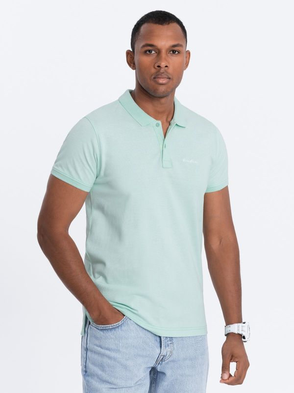 Ombre Ombre Pique knit polo shirt