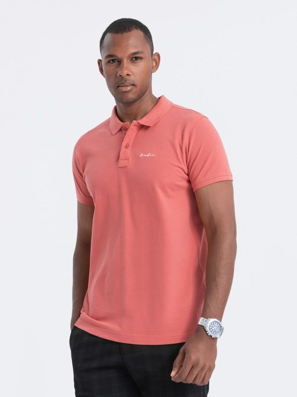 Ombre Ombre Pique knit polo shirt