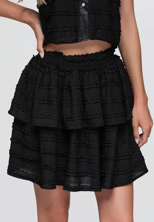 Ombre Ombre razširjeno mini krilo
