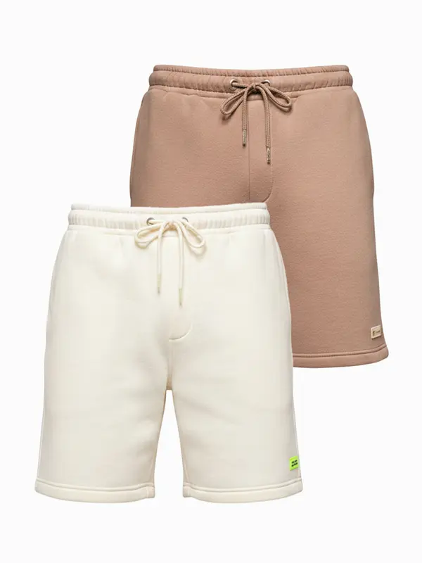 Ombre Ombre Set of two UNISEX shorts with elastic waistband