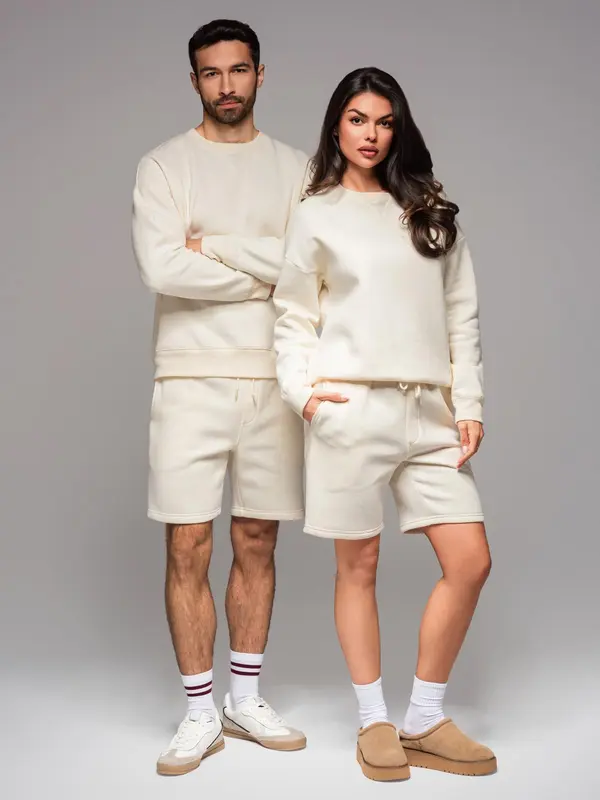 Ombre Ombre UNISEX sweatshirt + shorts set