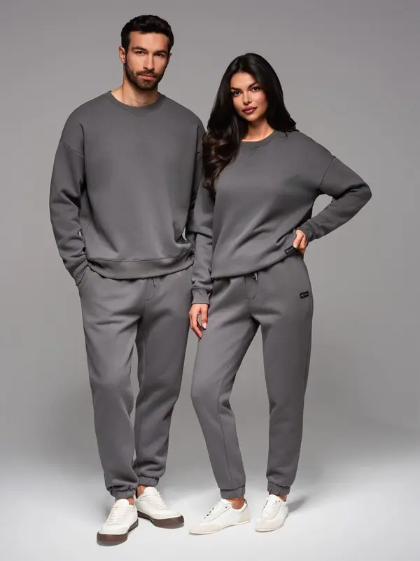 Ombre Ombre UNISEX tracksuit set in athleisure style with pants and sweatshirt