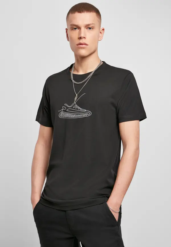 Mister Tee One Line Sneaker Tee black