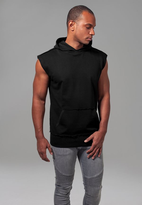 UC Men Open Edge Sleeveless Hoody Black