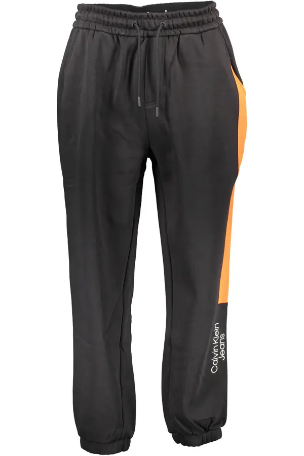 Calvin Klein Orange and black men's sweatpants Calvin Klein Jeans