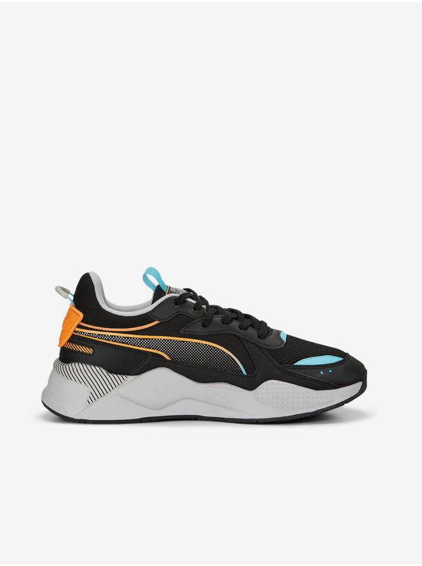 Puma Orange-black mens sneakers Puma RS-X 3D - Men