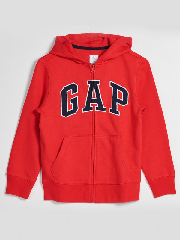 GAP Orange Boys' Sweatshirt with Zipper GAP