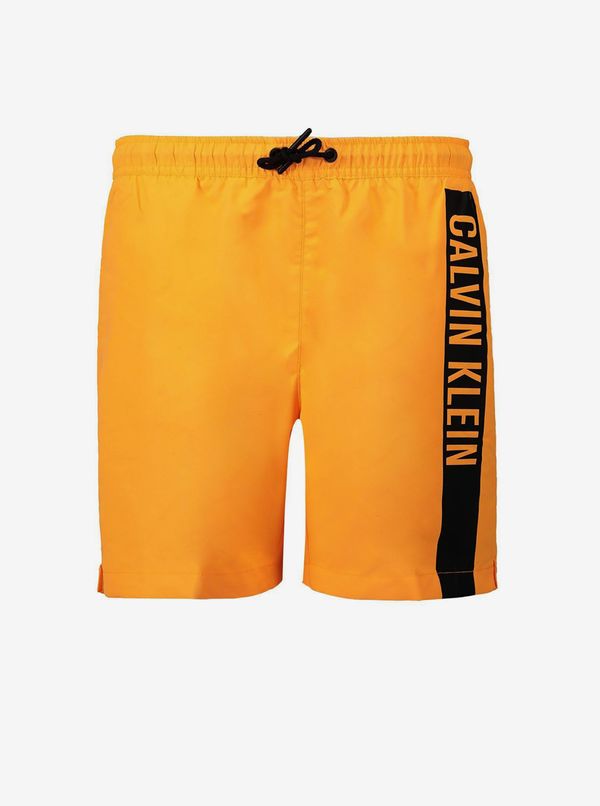 Calvin Klein Orange Boys' Swimsuit Medium Drawstring Calvin Klein Underwear
