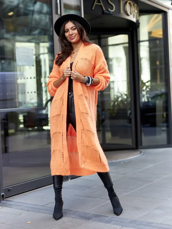 By o la la Orange cardigan By o la la cxp1126.orange