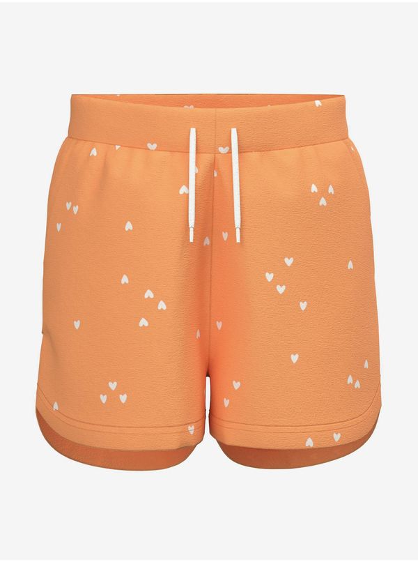 name it Orange Girly Patterned Shorts name it Henny - Girls