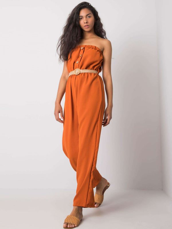 Fashionhunters Orange jumpsuit Felipp RUE PARIS