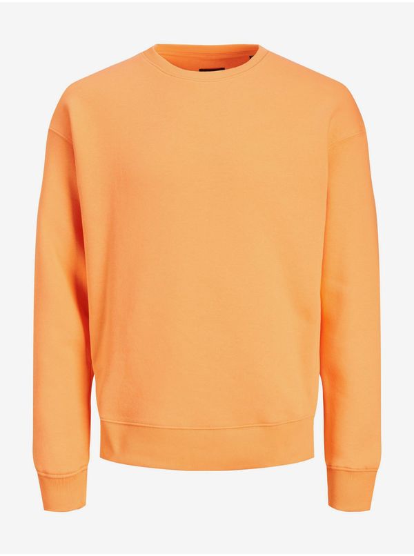 Jack & Jones Orange Mens Basic Sweatshirt Jack & Jones Star - Men