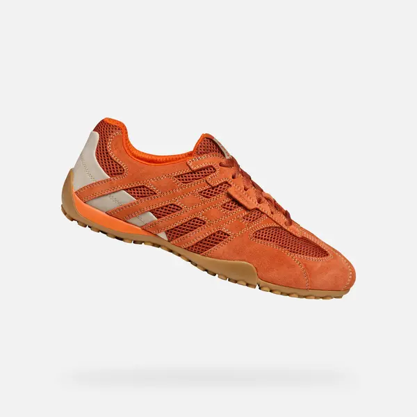 GEOX Orange men's sneakers Geox Snake Original - Men's