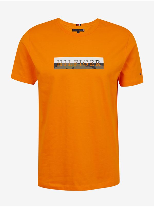 Tommy Hilfiger Orange men's T-shirt Tommy Hilfiger - Men's