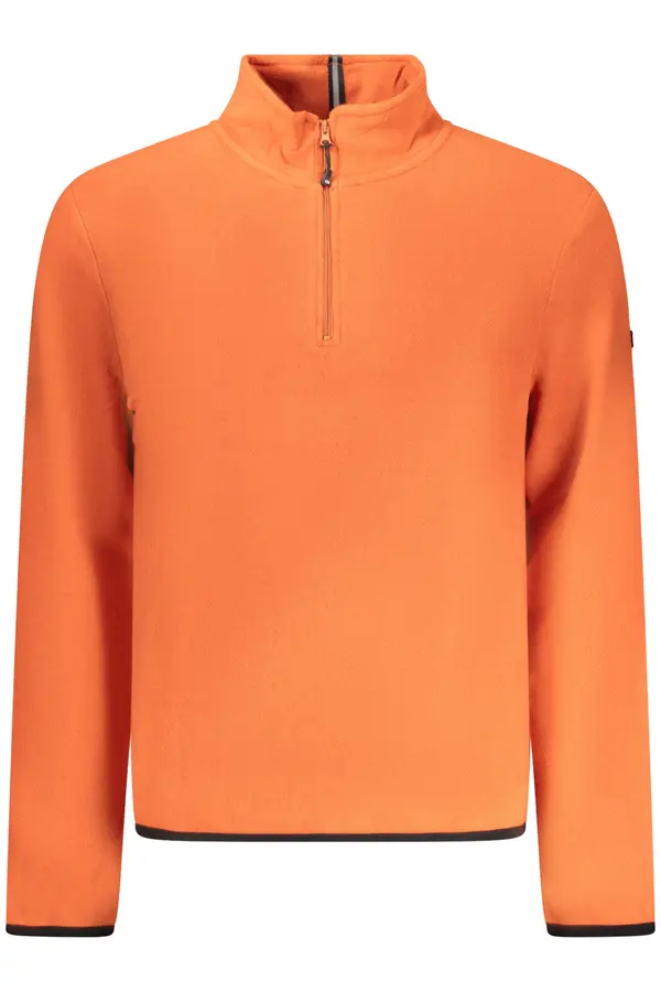 NORWAY 1963 Oranžen flis pulover z zadrgo