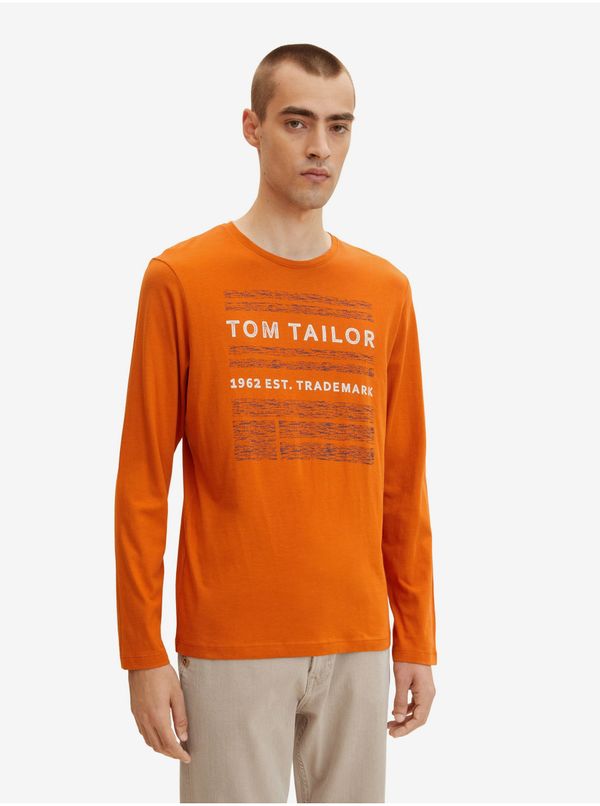 Tom Tailor Oranžna moška majica Tom Tailor - moški