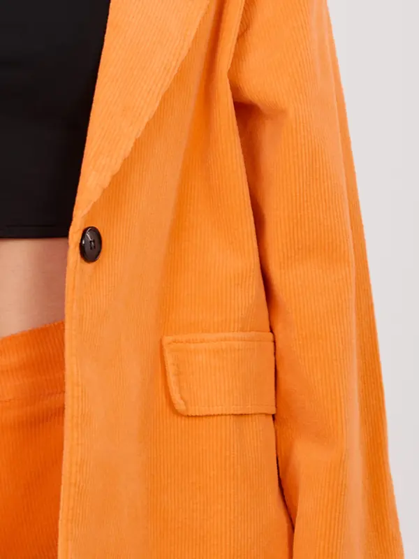 RUE PARIS Oranžna nojeva jakna