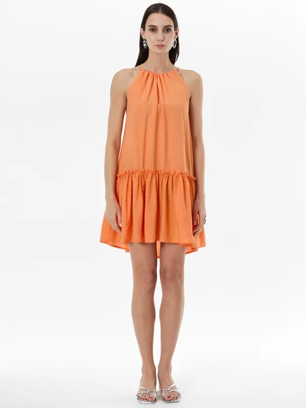 Orsay Oranžna ženska obleka ORSAY