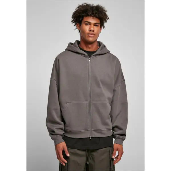 Urban Classics Organic dark shadow with a hood with a zipper from the 90s