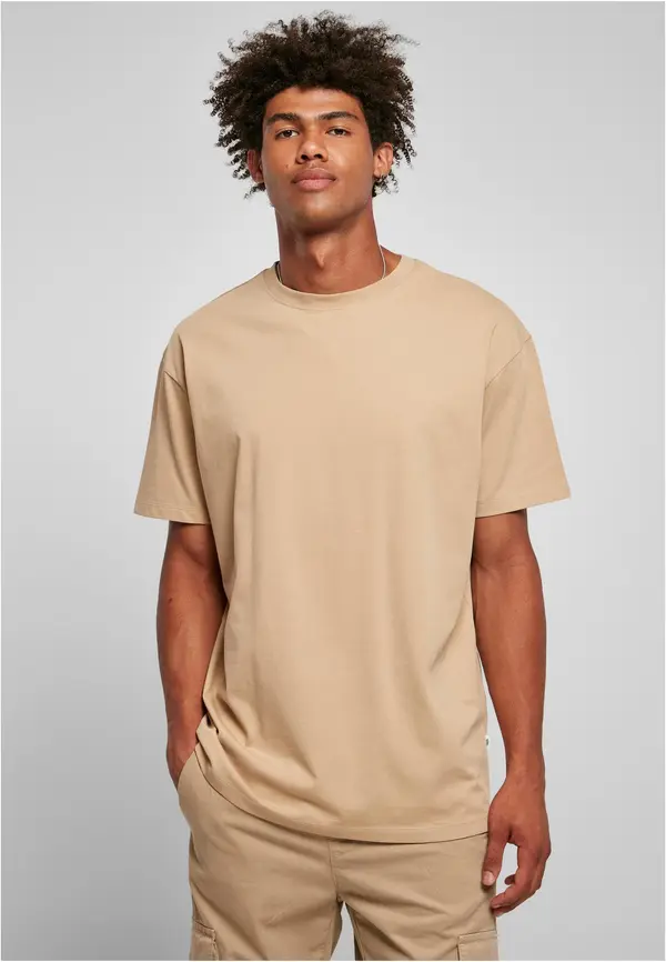 Urban Classics Organic Union Base T-Shirt Beige