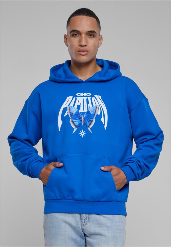 MT Upscale Origami Heavy Oversize Hoodie in Cobalt Blue