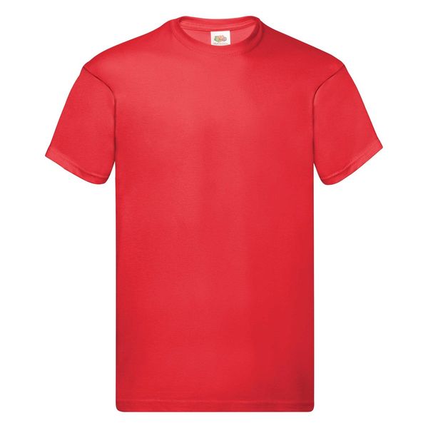 Fruit of the Loom Original Fruit of the Loom Men's Red T-shirt