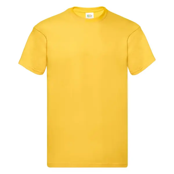Fruit of the Loom Original Fruit of the Loom Men's Yellow T-Shirt