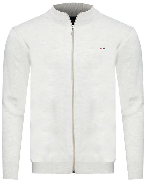 ORIGINAL REDWAY ORIGINAL REDWAY pulover z odprtim ovratnikom bež barve