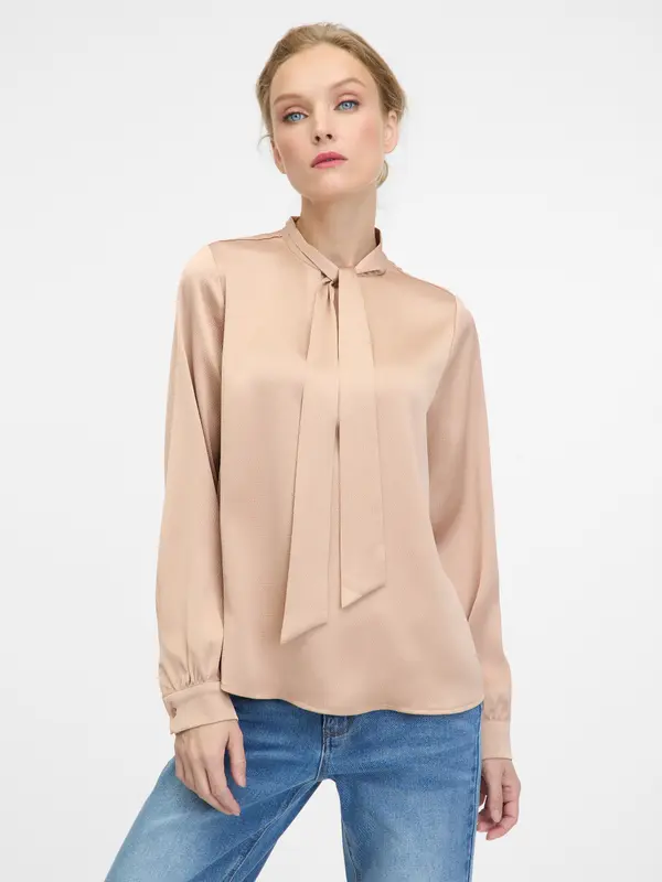 Orsay Orsay Beige Women's Blouse - Women's