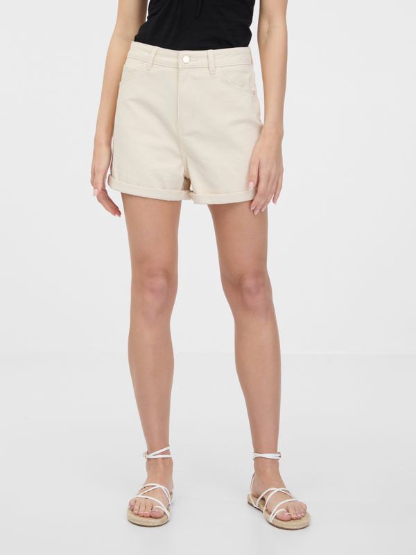 Orsay Orsay Beige Women's Denim Shorts - Women's