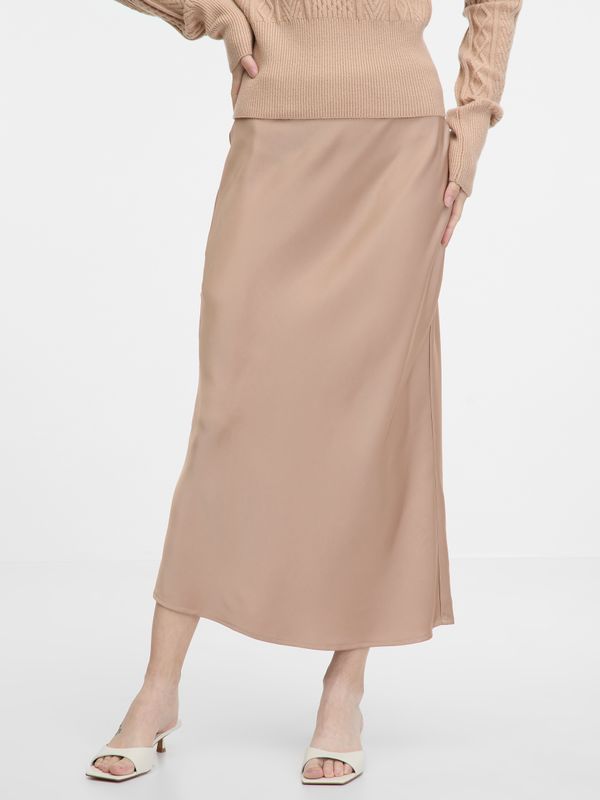 Orsay Orsay Beige women's midi skirt - Women's