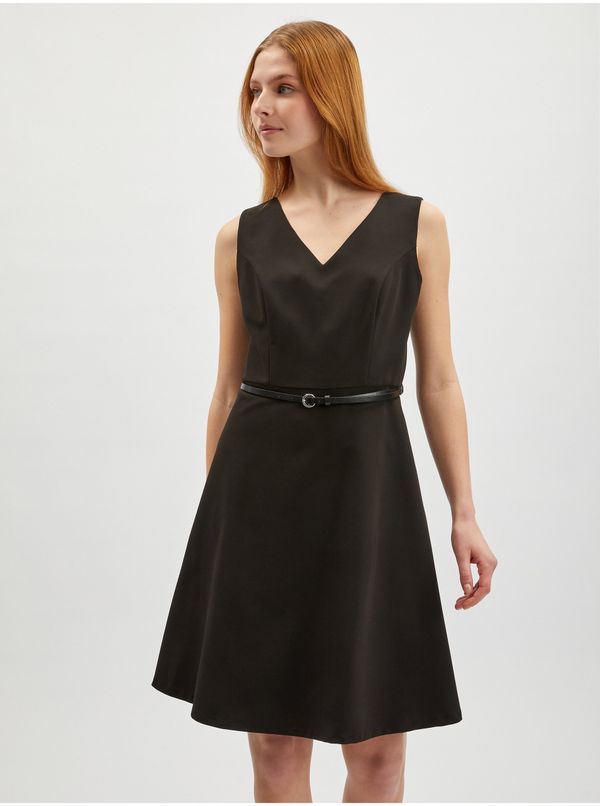 Orsay Orsay Black Ladies Dress with Belt - Women