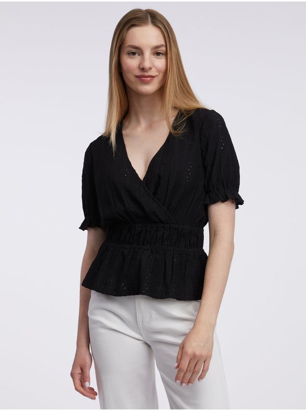 Orsay Orsay Black Ladies Patterned Blouse - Women