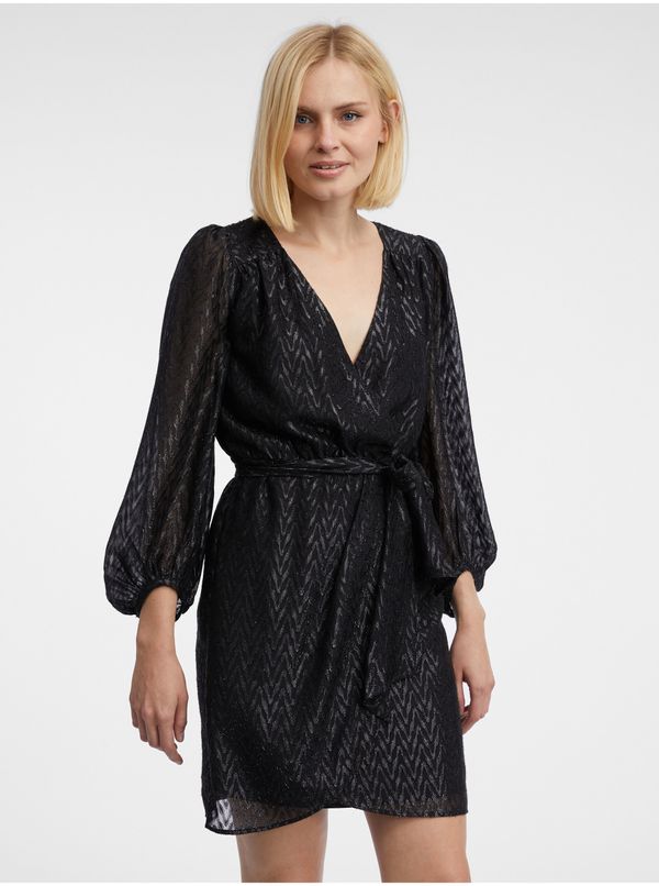 Orsay Orsay Black Ladies Patterned Dress - Women