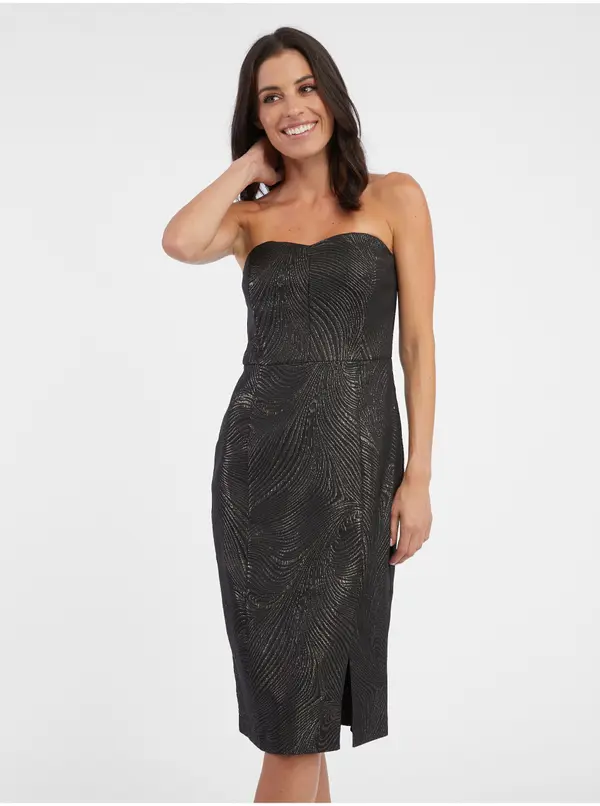 Orsay Orsay Black Women Patterned Sheath Dress - Women