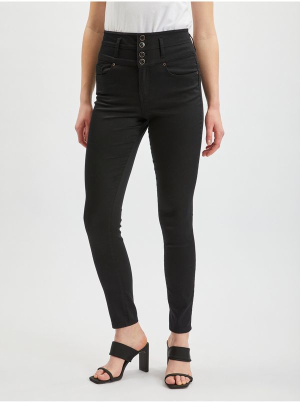 Orsay Orsay Black Women Skinny Fit hlače - ženske