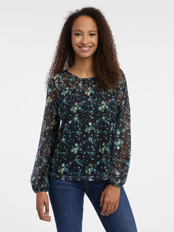 Orsay Orsay Black Women's Floral Blouse - Women's
