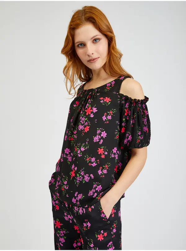 Orsay Orsay Black Women's Floral Blouse - Women's