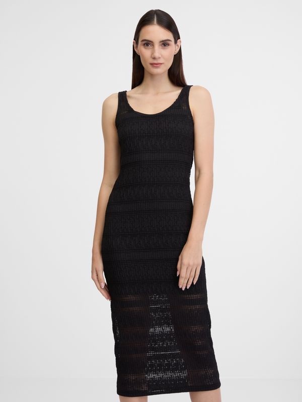 Orsay Orsay Black Women's Midi Dress - Women's