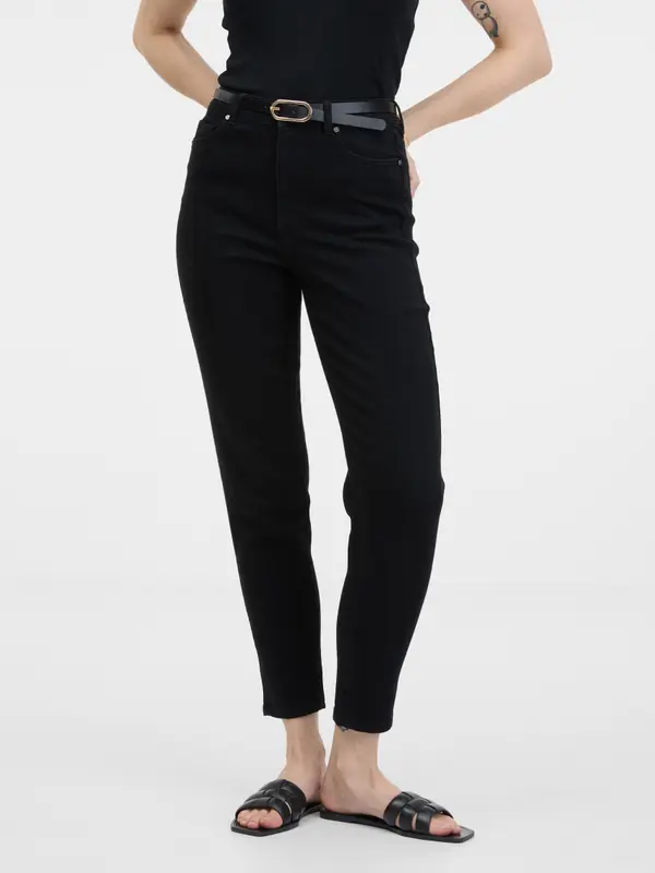 Orsay Orsay Black Women's Mom Jeans - Women's