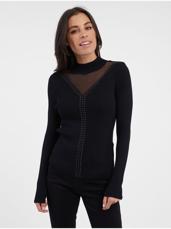 Orsay Orsay Black Women's Ribbed Sweater - Women