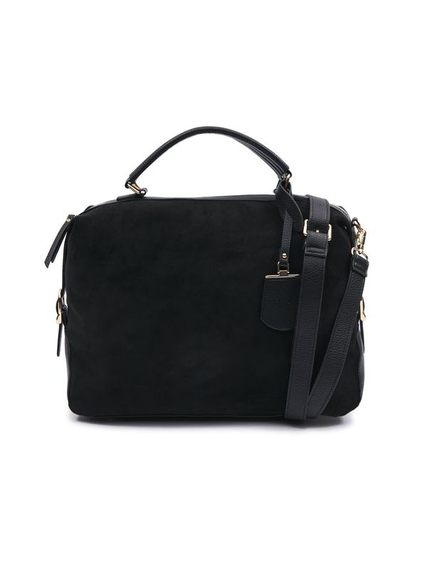 Orsay Orsay Black women's suede handbag - Women's