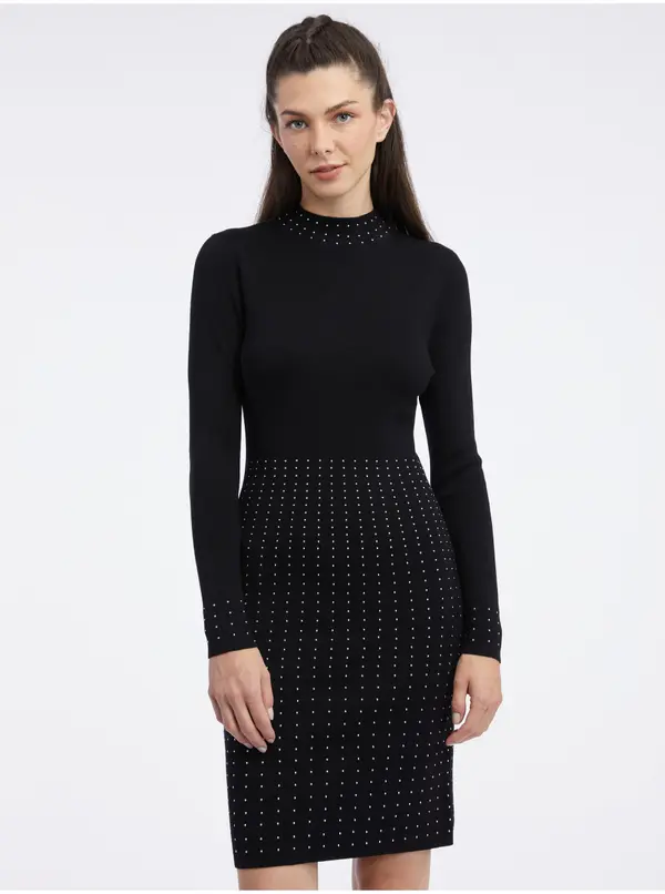 Orsay Orsay Black Women's Sweater Dress - Women's