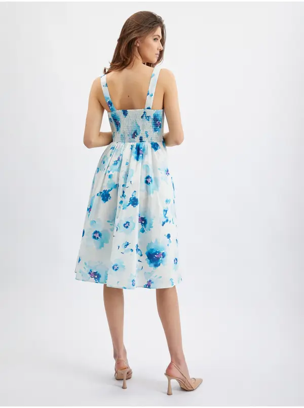 Orsay Orsay Blue & White Women's Floral Dress - Women's