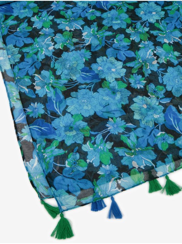 Orsay Orsay Blue Ladies Flowered Scarf - Ladies